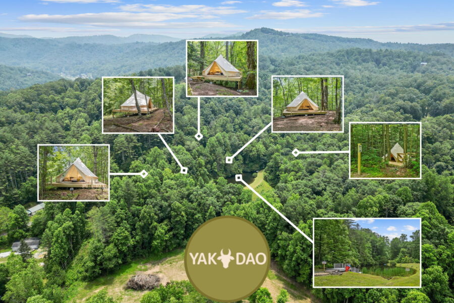 yak eco camp near asheville nc camping glamping